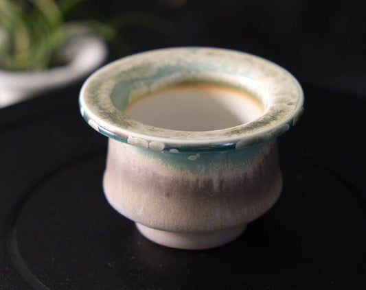Handcrafted porcelain planter with drainage hole, air plant pot, succulent pot, cactus pot, indoor plant pot, home decor gift, plant gift